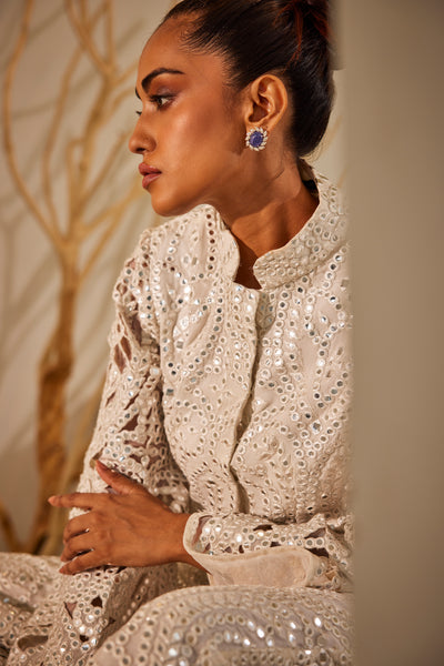 Twenty Nine Jaaliwork Jacket indian designer wear online shopping melange singapore