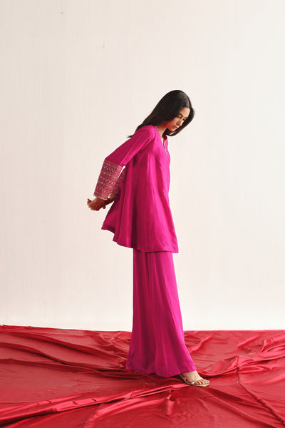 Twenty Nine Marodiwork Silk Kurta Set indian designer wear online shopping melange singapore
