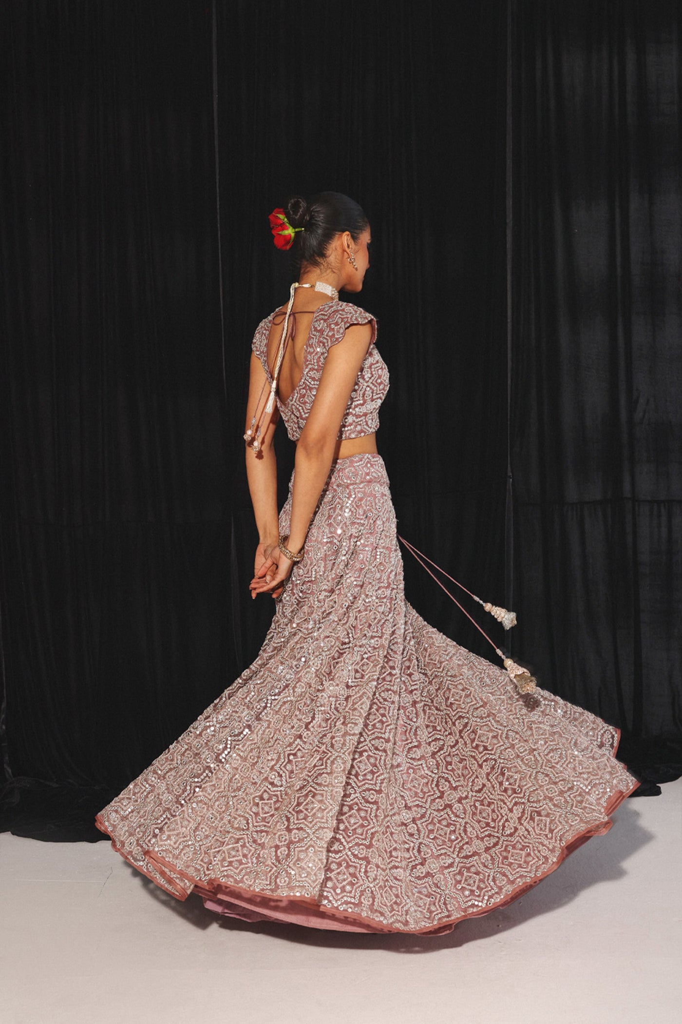 Twenty Nine Conical Lehenga Set  indian designer wear online shopping melange singapore