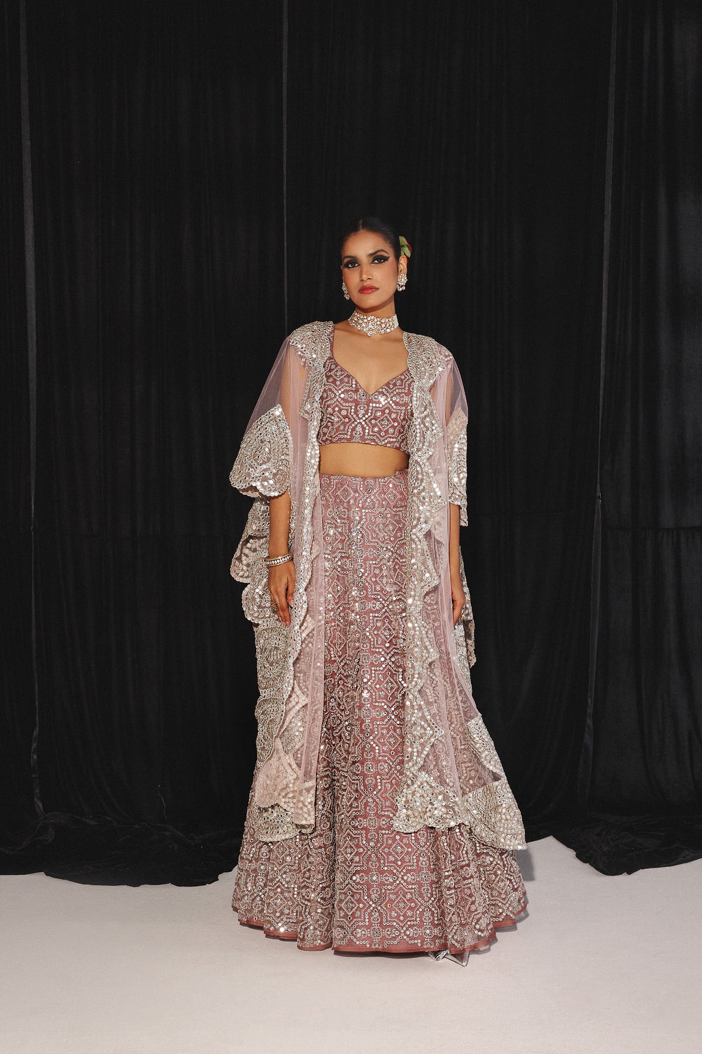 Twenty Nine Conical Lehenga Set  indian designer wear online shopping melange singapore