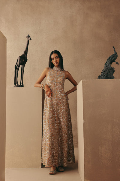 backless dress singapore Raya Cotton Backless Maxi Dress - Organic Openback maxi Dress main image 0