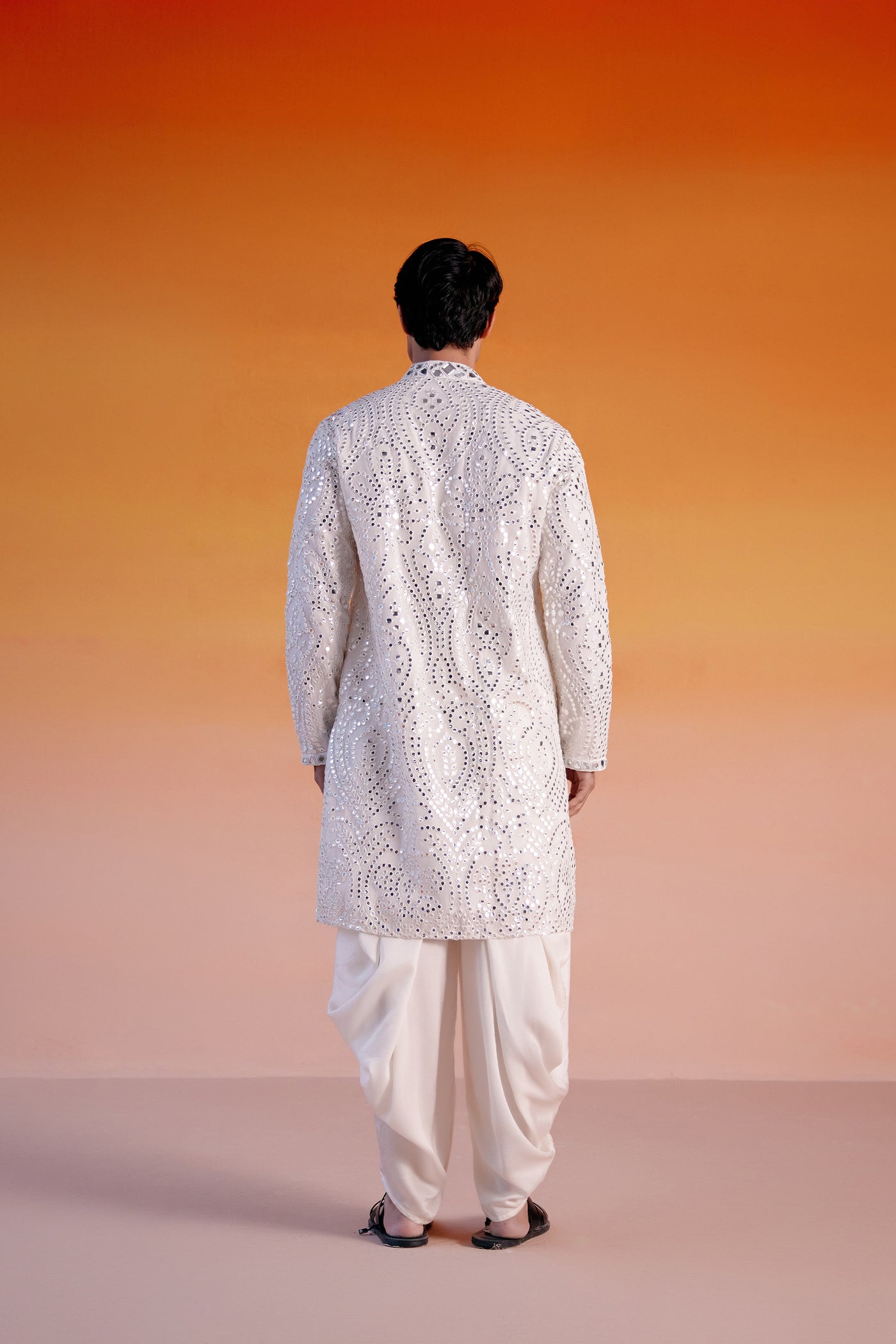 Twenty Nine Mirrorwork Kurta With Salwar indian designer wear online shopping melange singapore