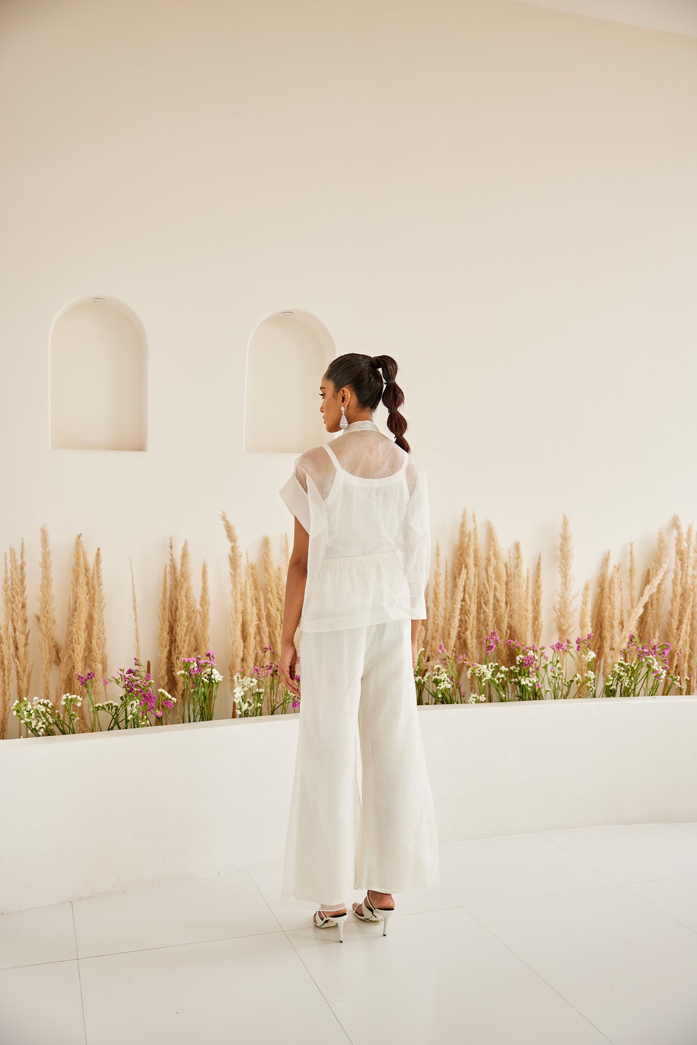 Twenty Nine Organza Pants indian designer wear online shopping melange singapore