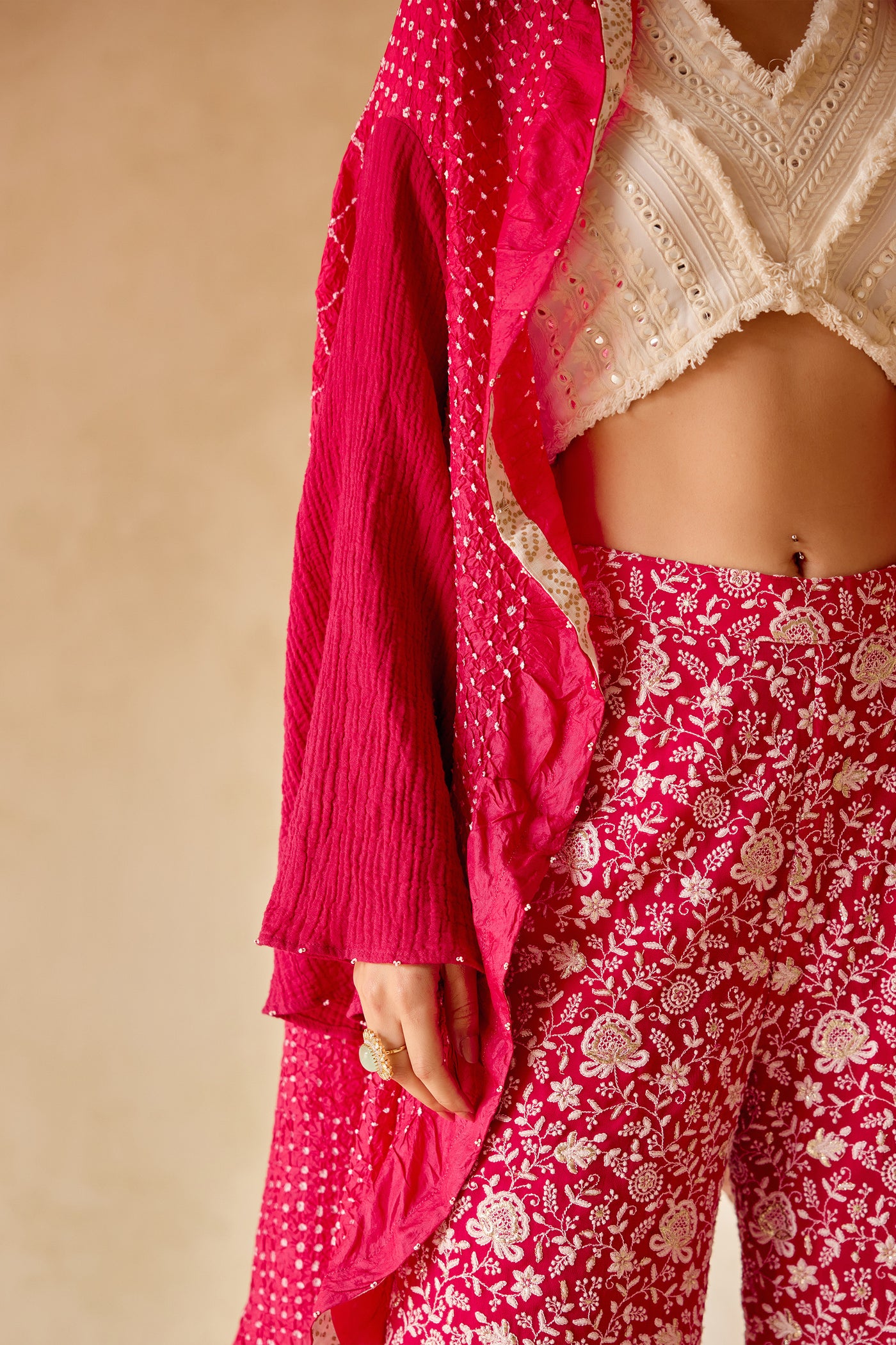 Twenty Nine Overlay Jacket indian designer wear online shopping melange singaporevv