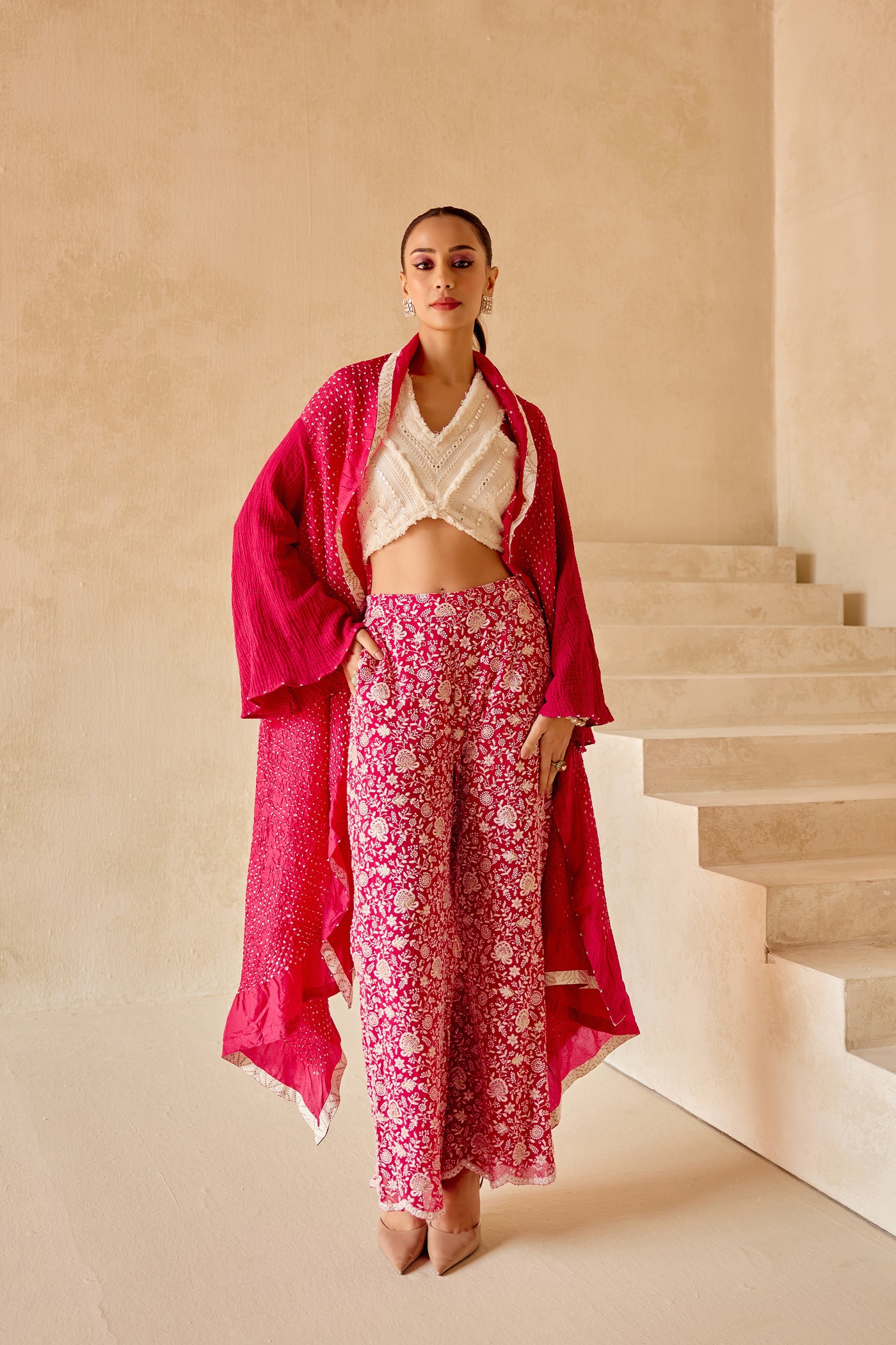 Twenty Nine Overlay Jacket indian designer wear online shopping melange singapore