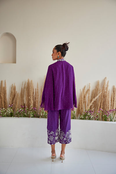 Twenty Nine Parsi Gaara Cape Jacket indian designer wear online shopping melange singapore