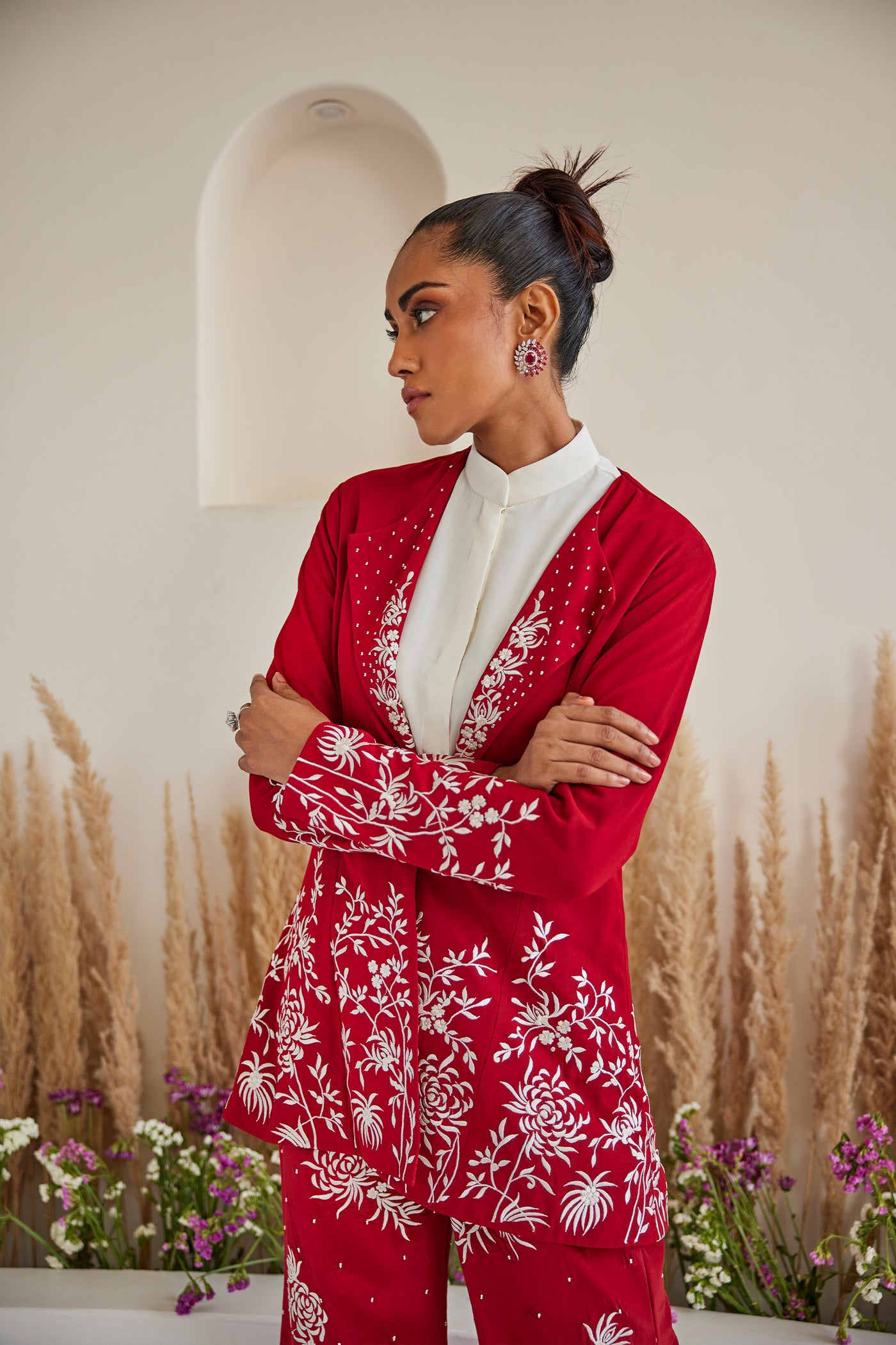 Twenty Nine Parsi Gaara Coat indian designer wear online shopping melange singapore