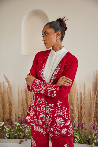 Twenty Nine Parsi Gaara Coat indian designer wear online shopping melange singapore