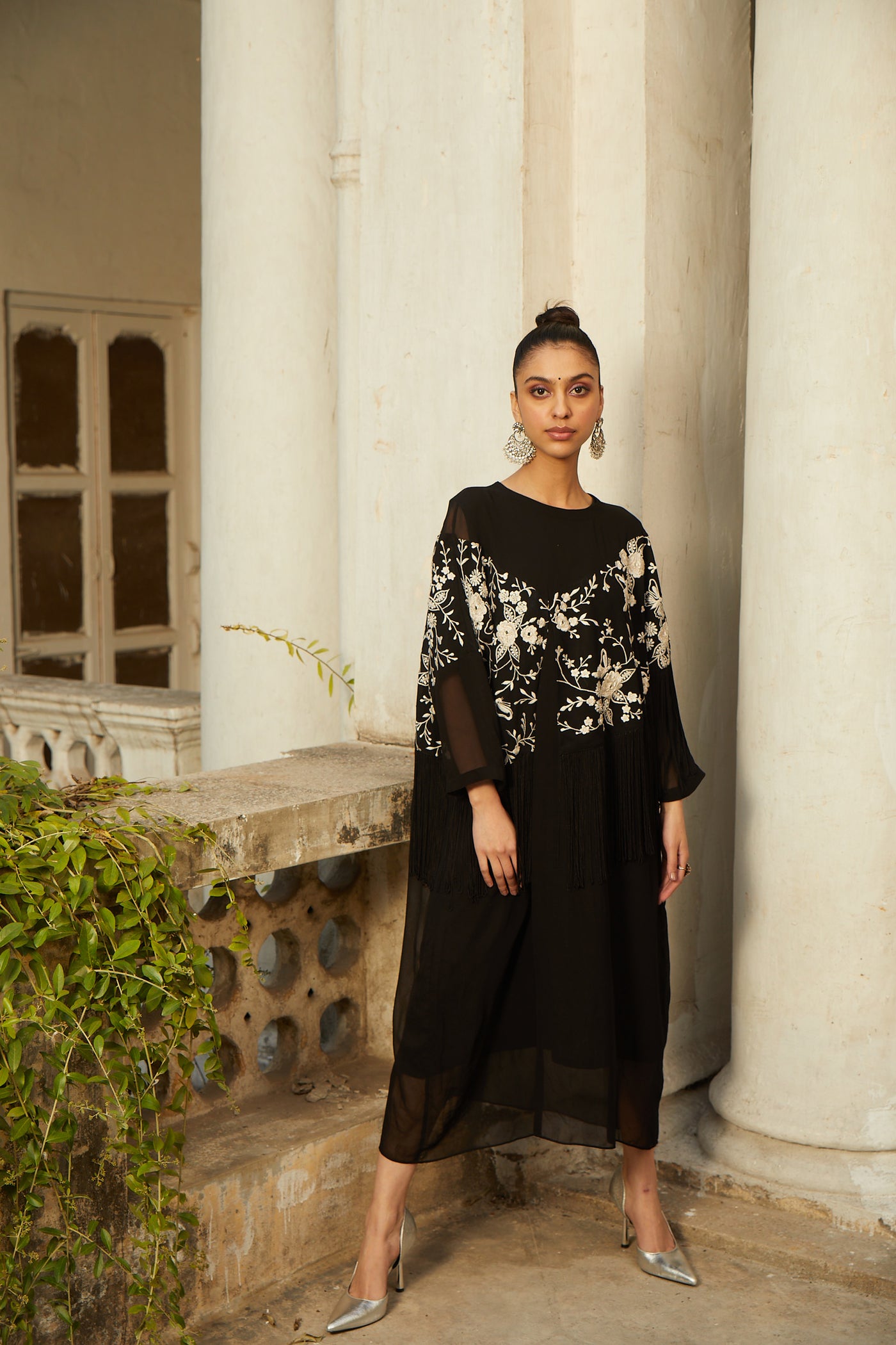 Twenty Nine Parsi Gaara Kaftan Dress indian designer wear online shopping melange singapore
