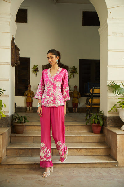 Twenty Nine Parsi Gaara Layered Palazzos indian designer wear online shopping melange singapore