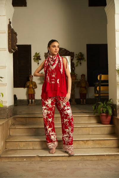 Twenty Nine Parsi Gaara Layered Top indian designer wear online shopping melange singapore