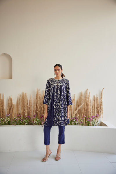 Twenty Nine Parsi Gaara Panel Dress indian designer wear online shopping melange singapore