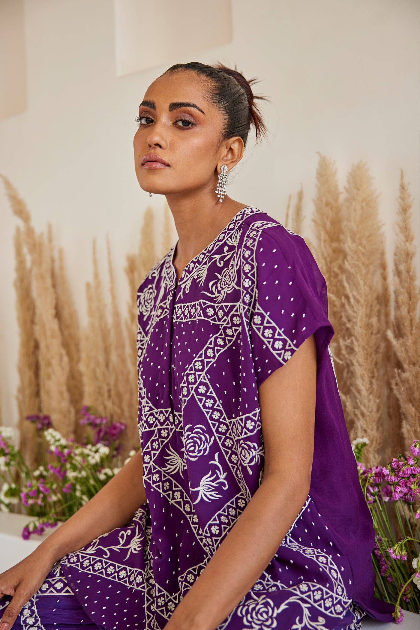 Twenty Nine Parsi Gaara Shirt indian designer wear online shopping melange singapore