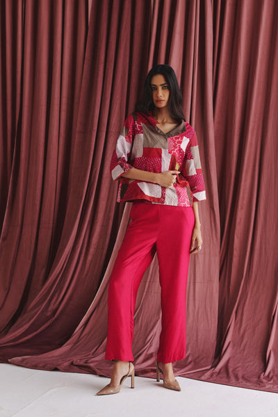 Twenty Nine Recycled Short Jacket indian designer wear online shopping melange singapore
