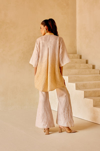 Twenty Nine Tulip Pants Beige indian designer wear online shopping melange singapore