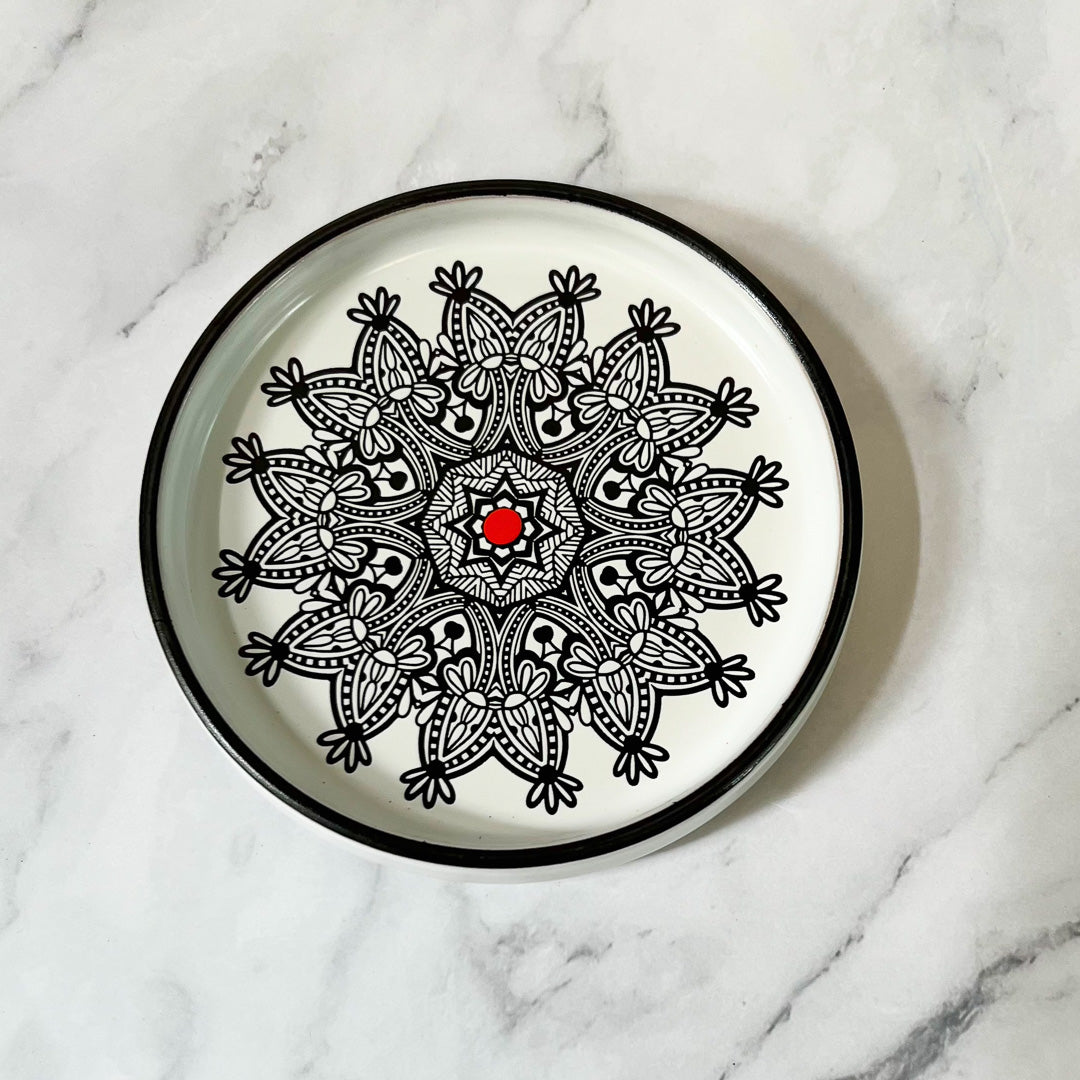 Dessert Plates Mandala Print