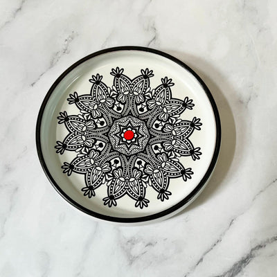 Dessert Plates Mandala Print