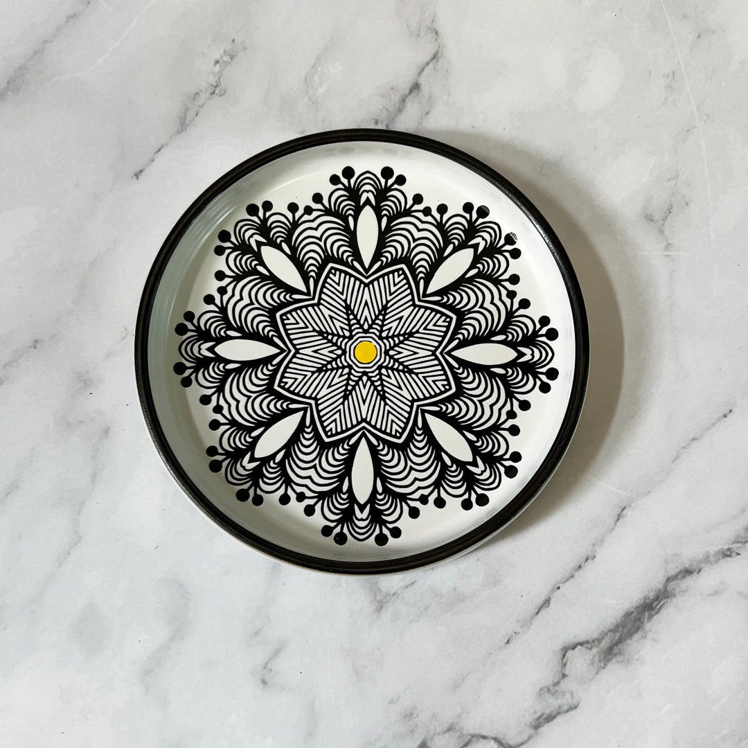 Dessert Plates Mandala Print