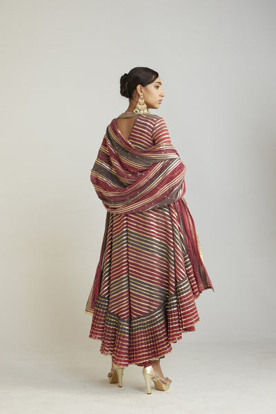 Asymmetrical Kurta Dhoti Set Indian designer wear online shopping melange singapore