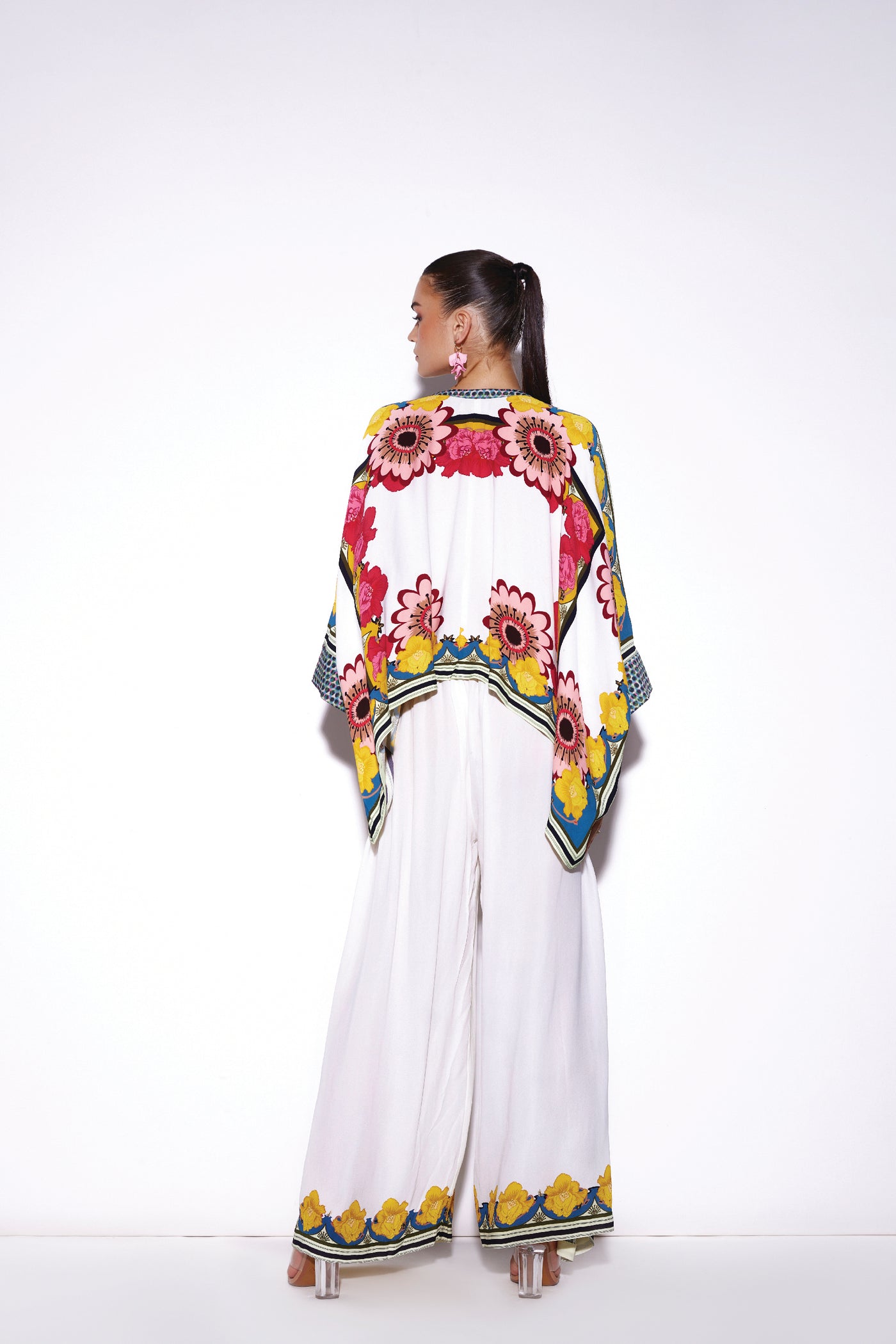 Verb Aaloka Cape Blouse indian designer wear online shopping melange singapore
