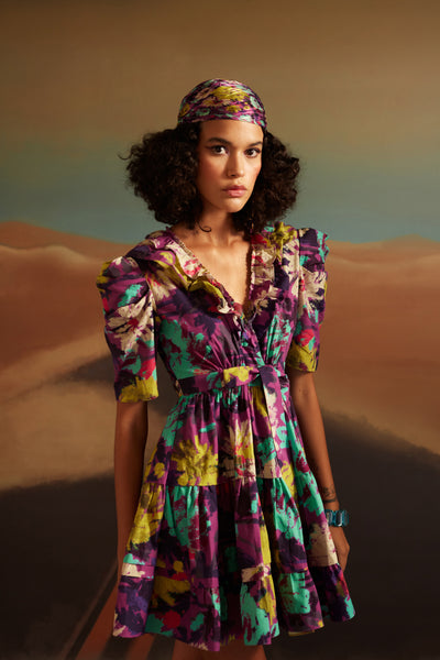 Verb Ainara Wrap Dress indian designer wear online shopping melange singapore