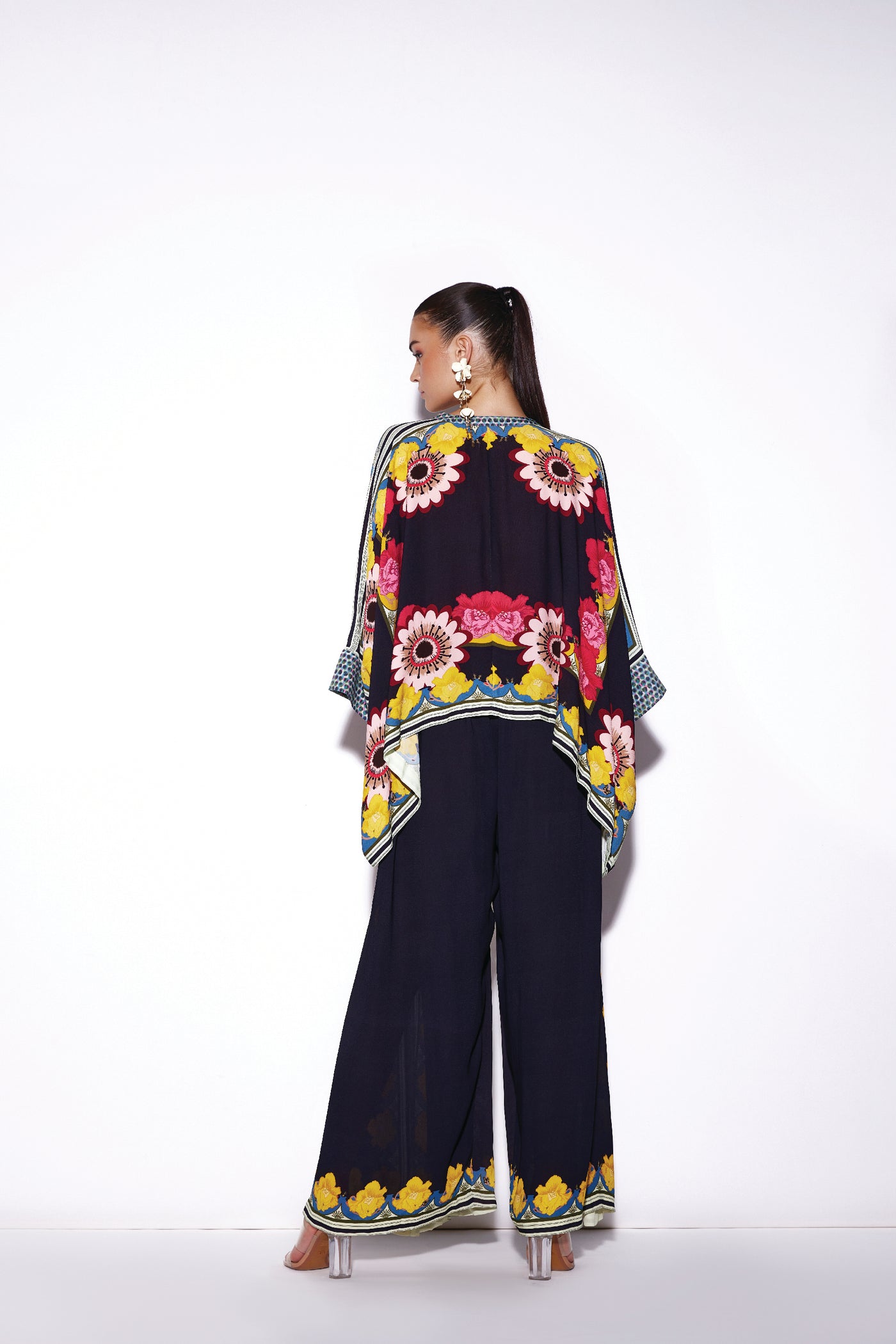 Verb Alora Cape Blouse indian designer wear online shopping melange singapore