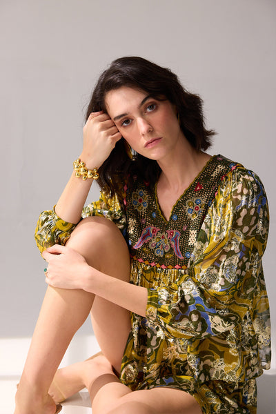 Verb Arianna Blouse indian designer wear online shopping melange singapore