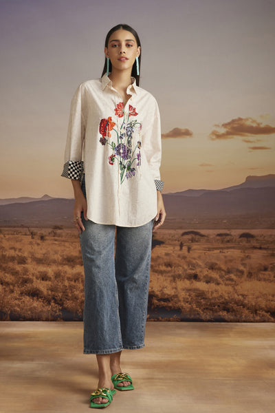 Verb Chiara Shirt indian designer wear online shopping melange singapore