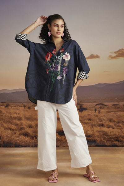 Verb Elsie Shirt indian designer wear online shopping melange singapore