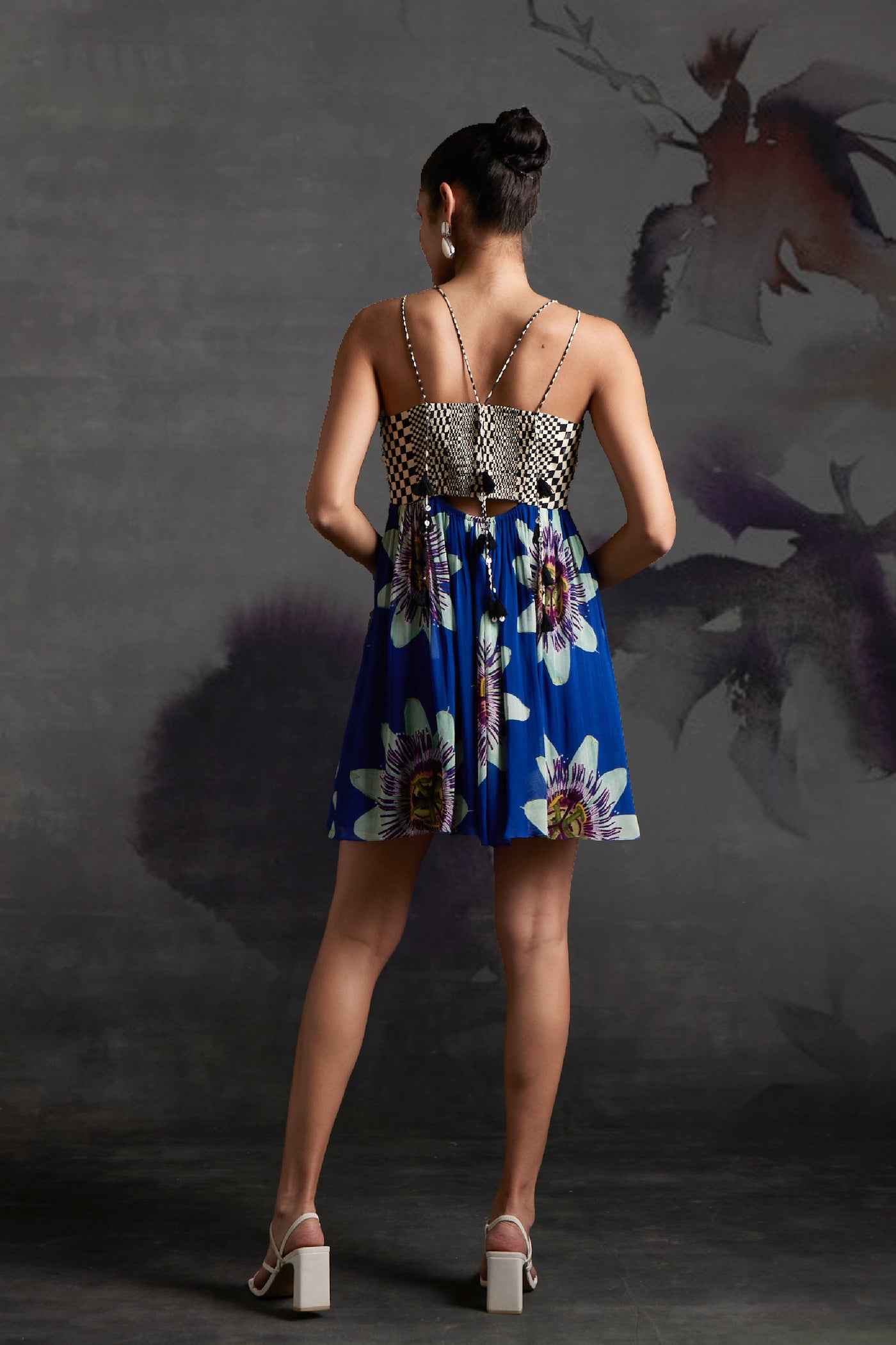 Verb Enrica Mini Dress indian designer wear online shopping melange singapore