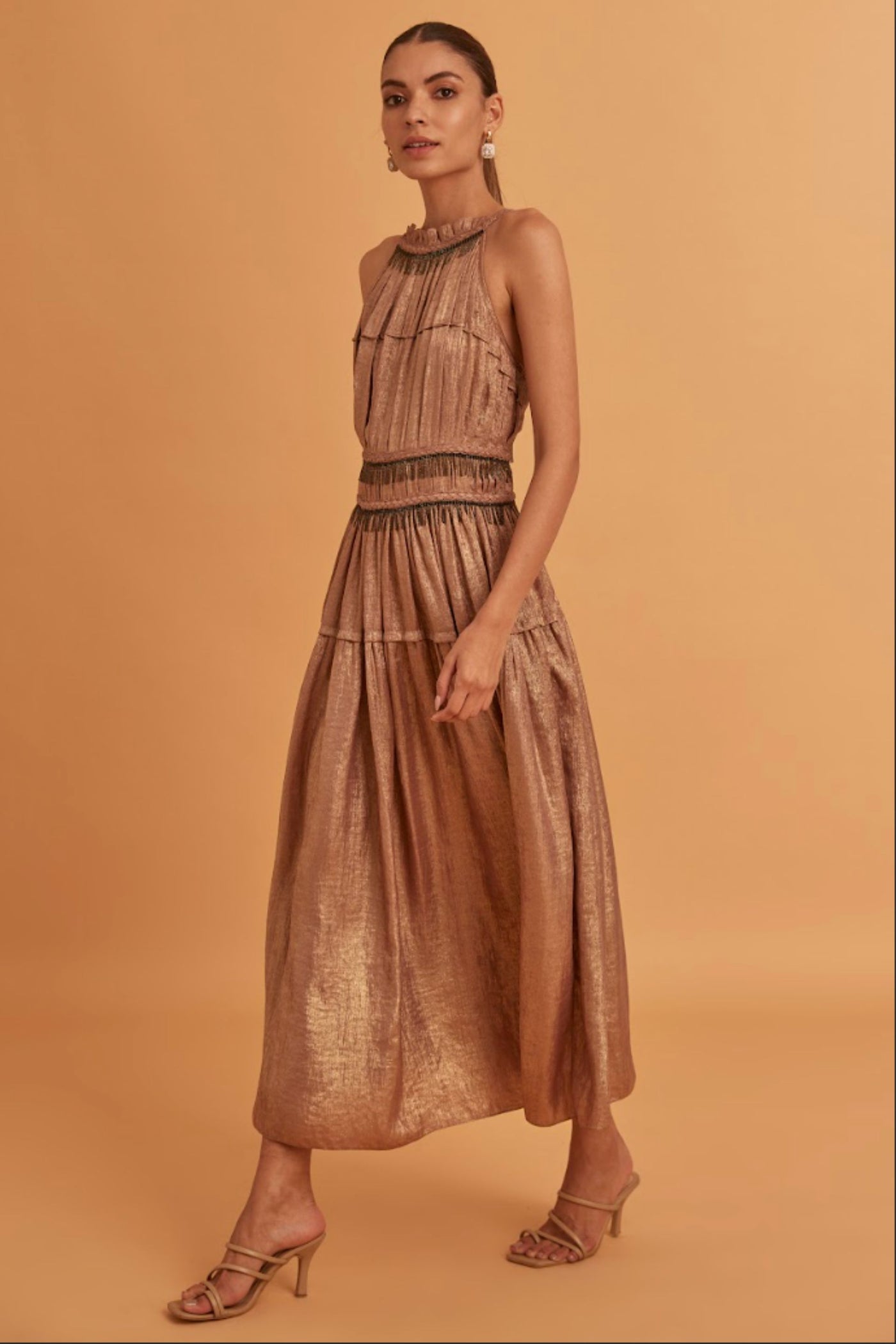 Verb Fiona Dress indian designer wear online shopping melange singapore