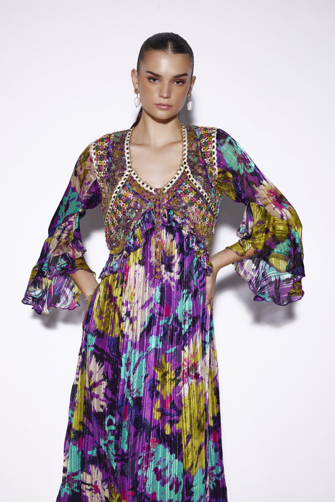 Verb Flavia Kaftan indian designer wear online shopping melange singapore