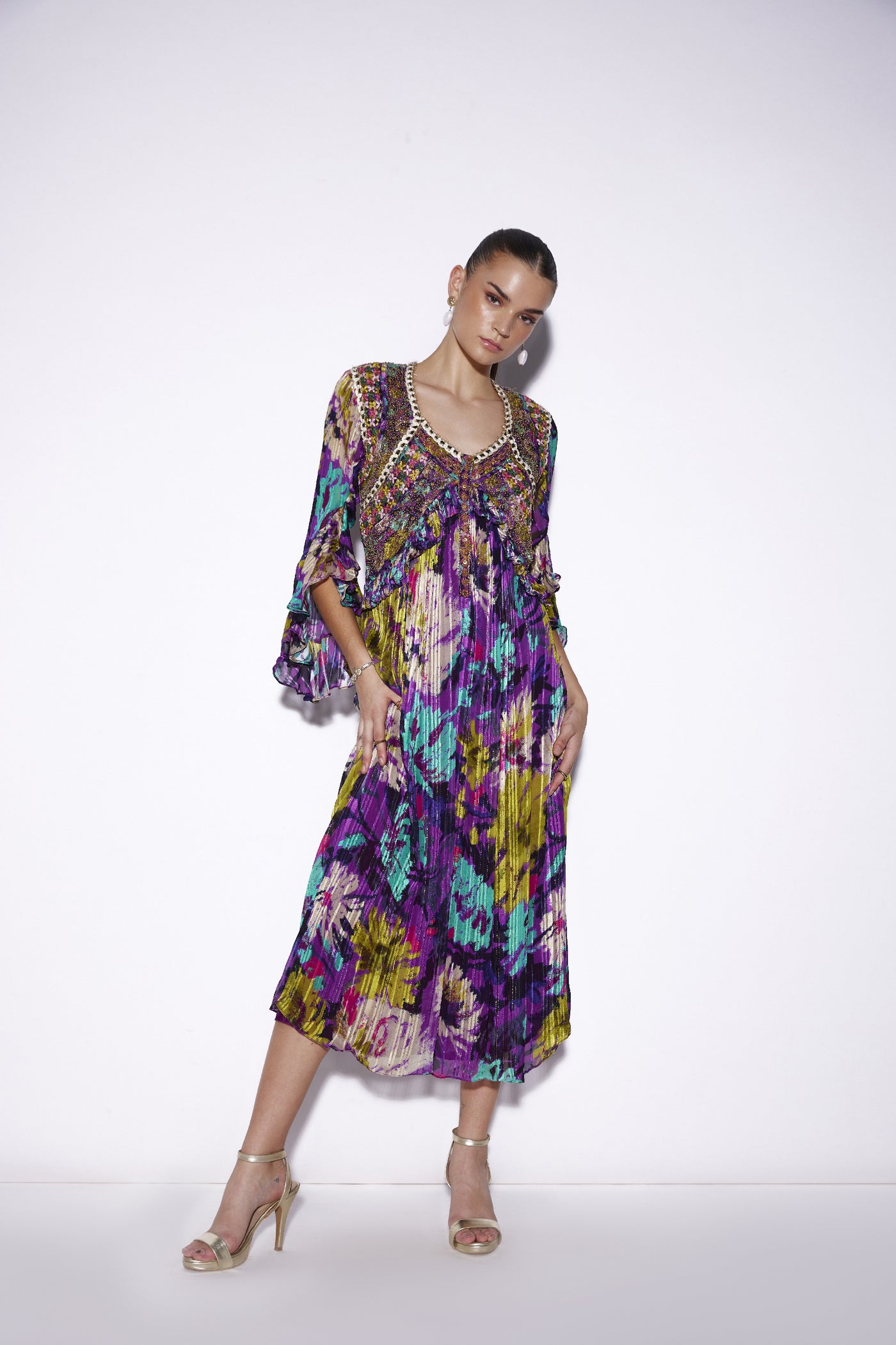 Verb Flavia Kaftan indian designer wear online shopping melange singapore