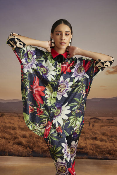 Verb Florence Blouse indian designer wear online shopping melange singapore