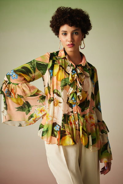Verb Josie Blouse indian designer wear online shopping melange singapore