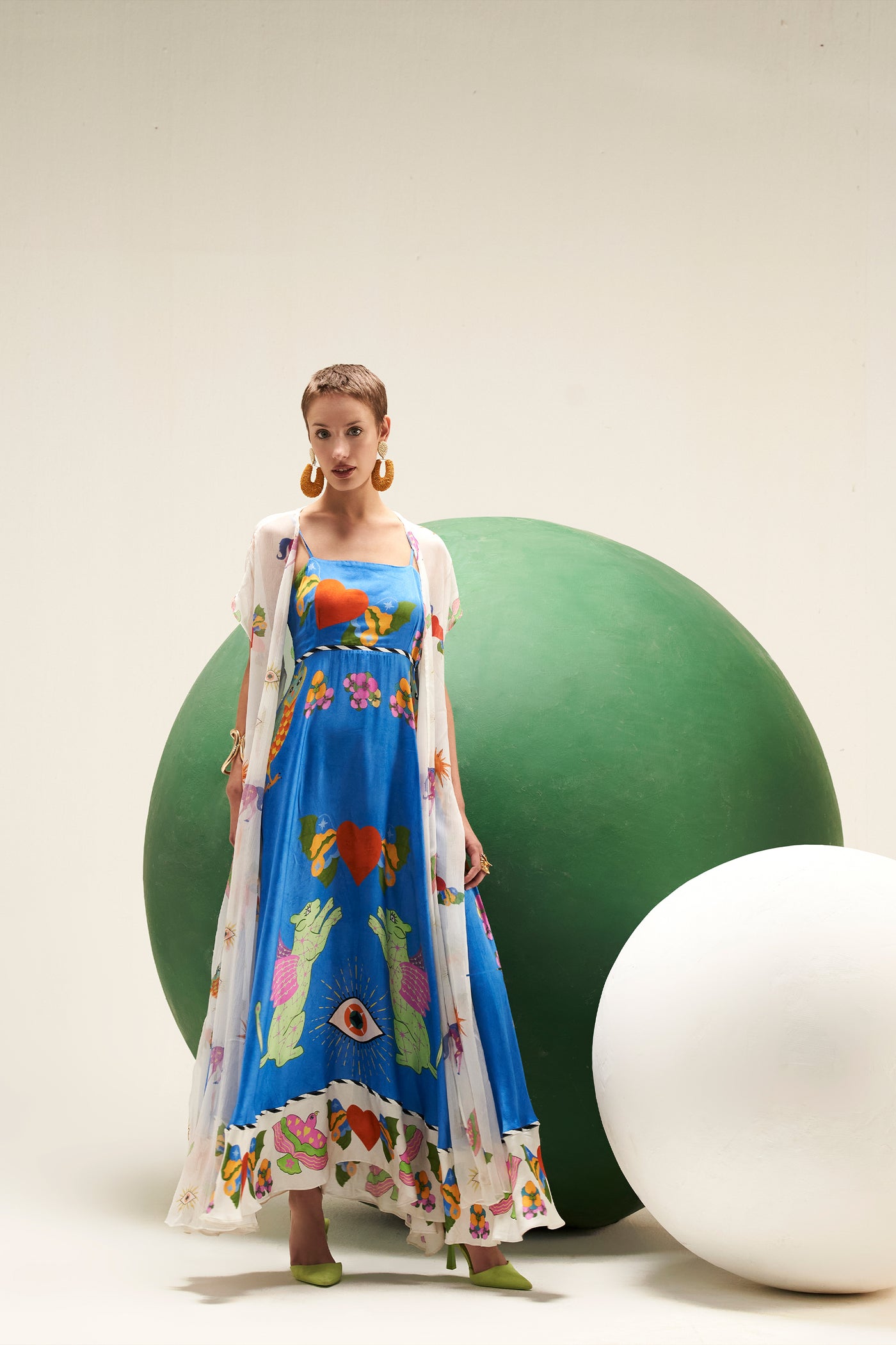 Verb Livia Cape indian designer wear online shopping melange singapore