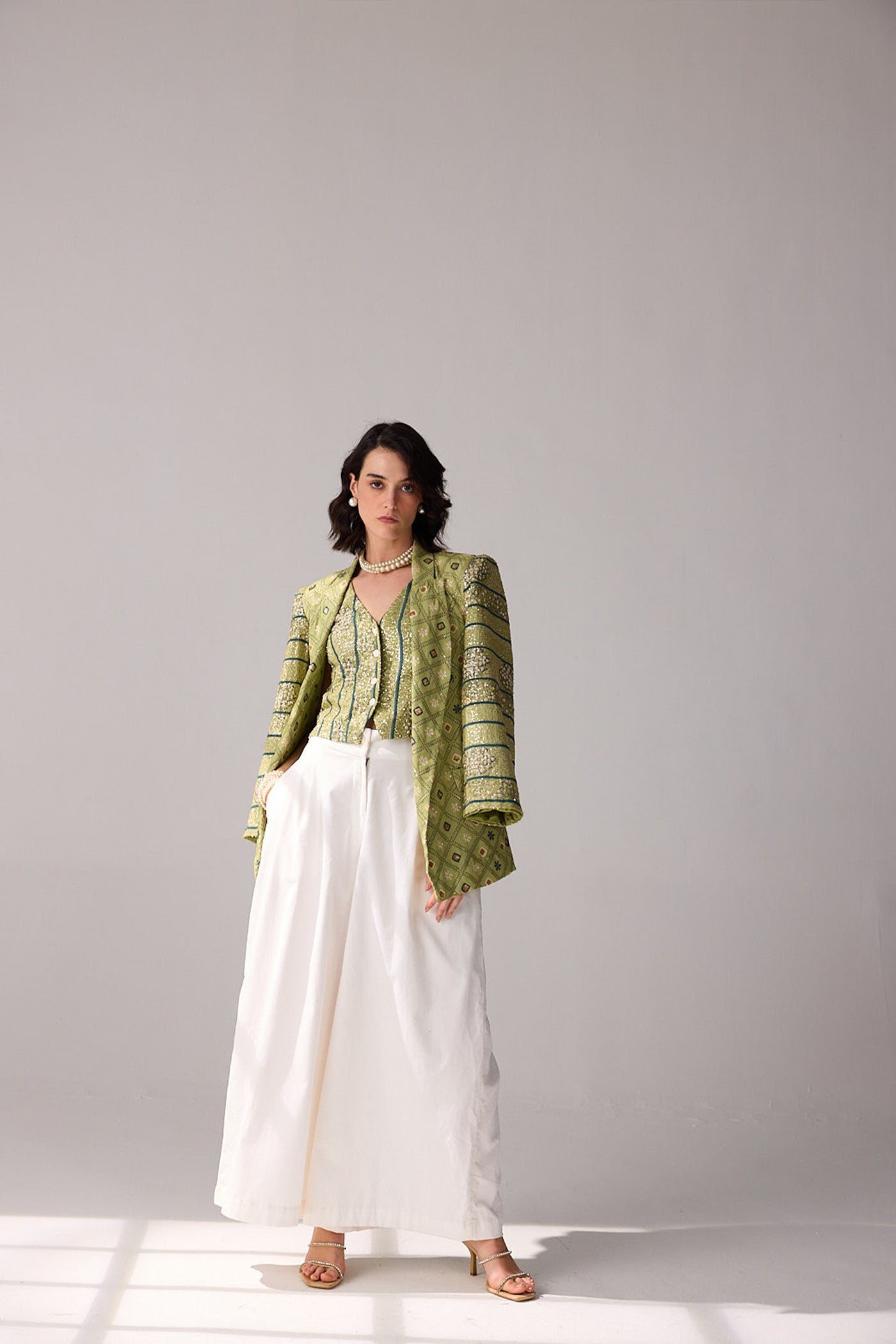 Verb Liya Jacket indian designer wear online shopping melange singapore