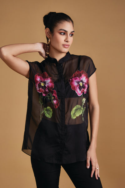 Verb Nicollette Shirt indian designer wear online shopping melange singapore