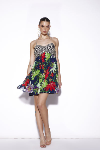 Verb Noemi Mini Dress indian designer wear online shopping melange singapore