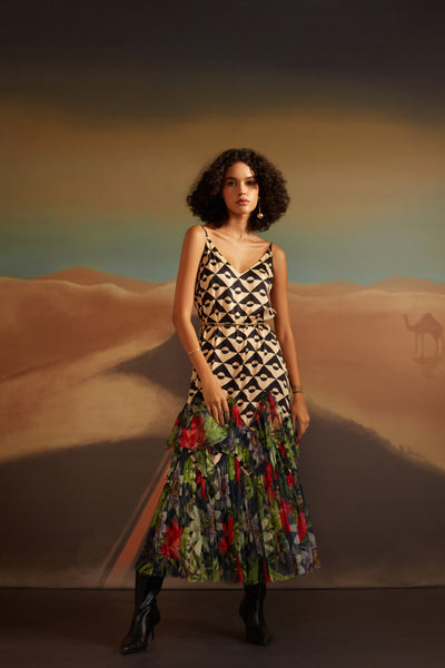 Verb Perla Dress indian designer wear online shopping melange singapore