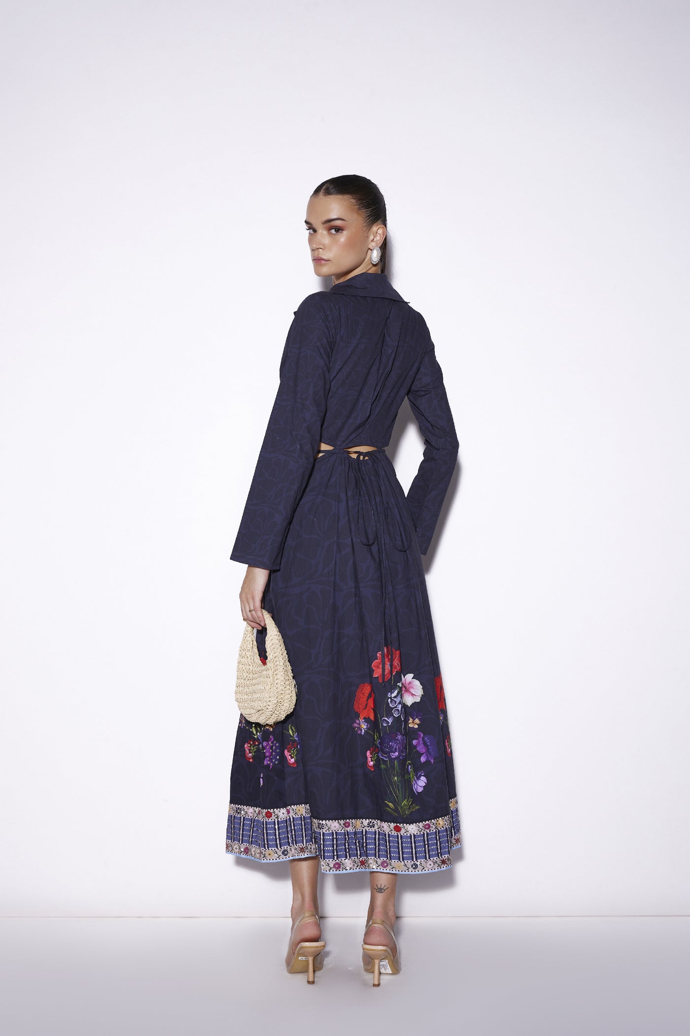 Verb Piera Cutout Dress indian designer wear online shopping melange singapore