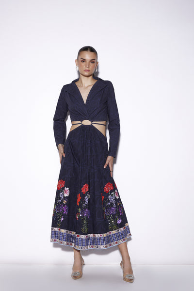Verb Piera Cutout Dress indian designer wear online shopping melange singapore
