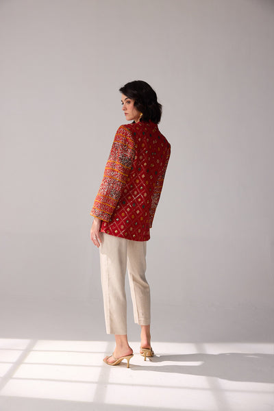 Verb Pravya Jacket indian designer wear online shopping melange singapore