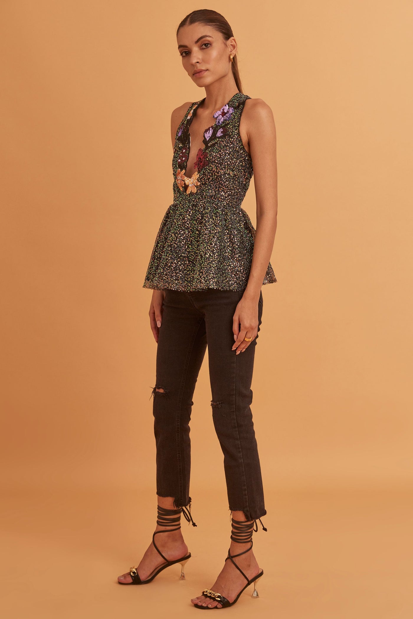 Verb Shanaya Blouse indian designer wear online shopping melange singapore