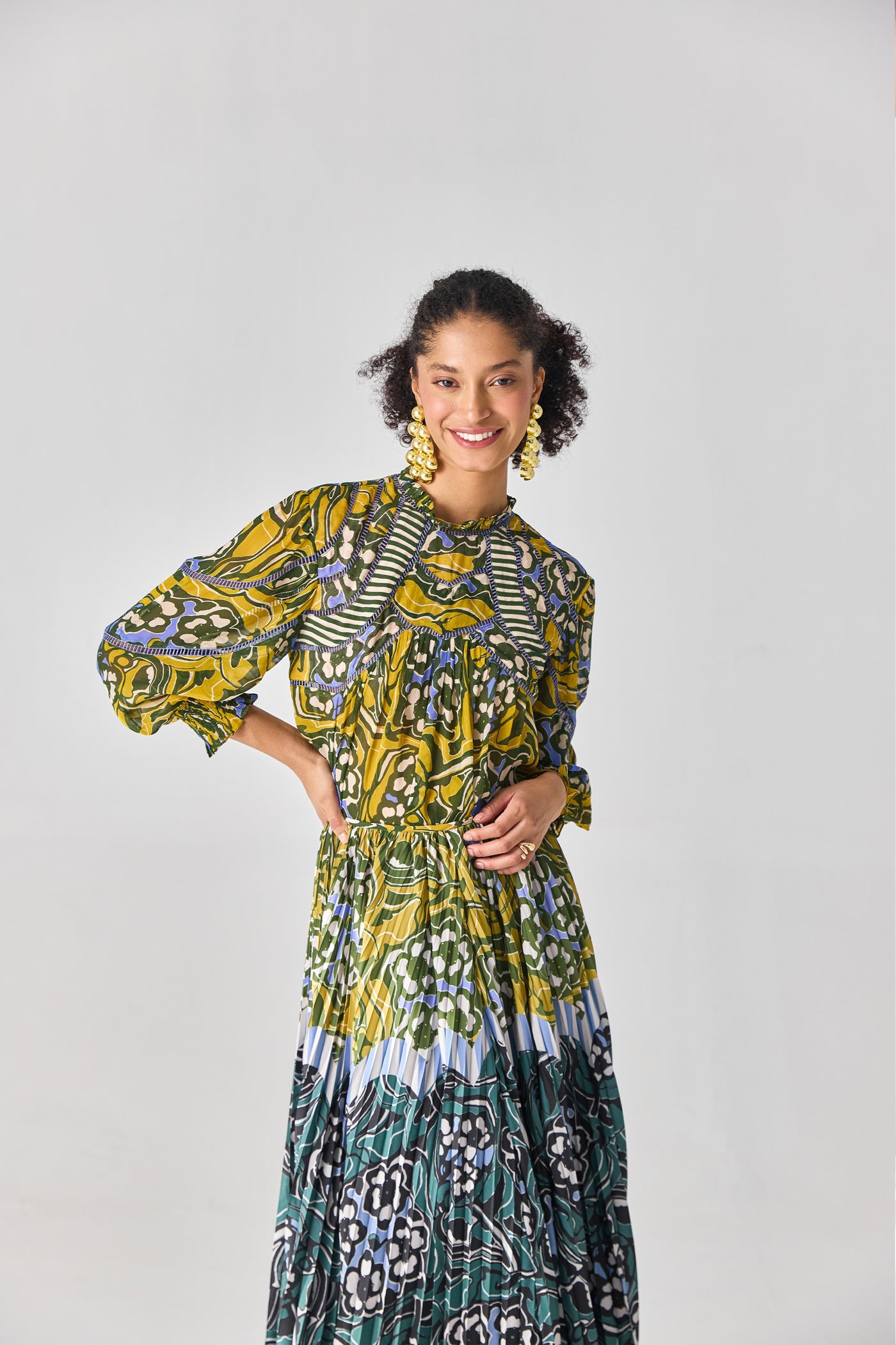 Verb Sharvi Blouse indian designer wear online shopping melange singapore