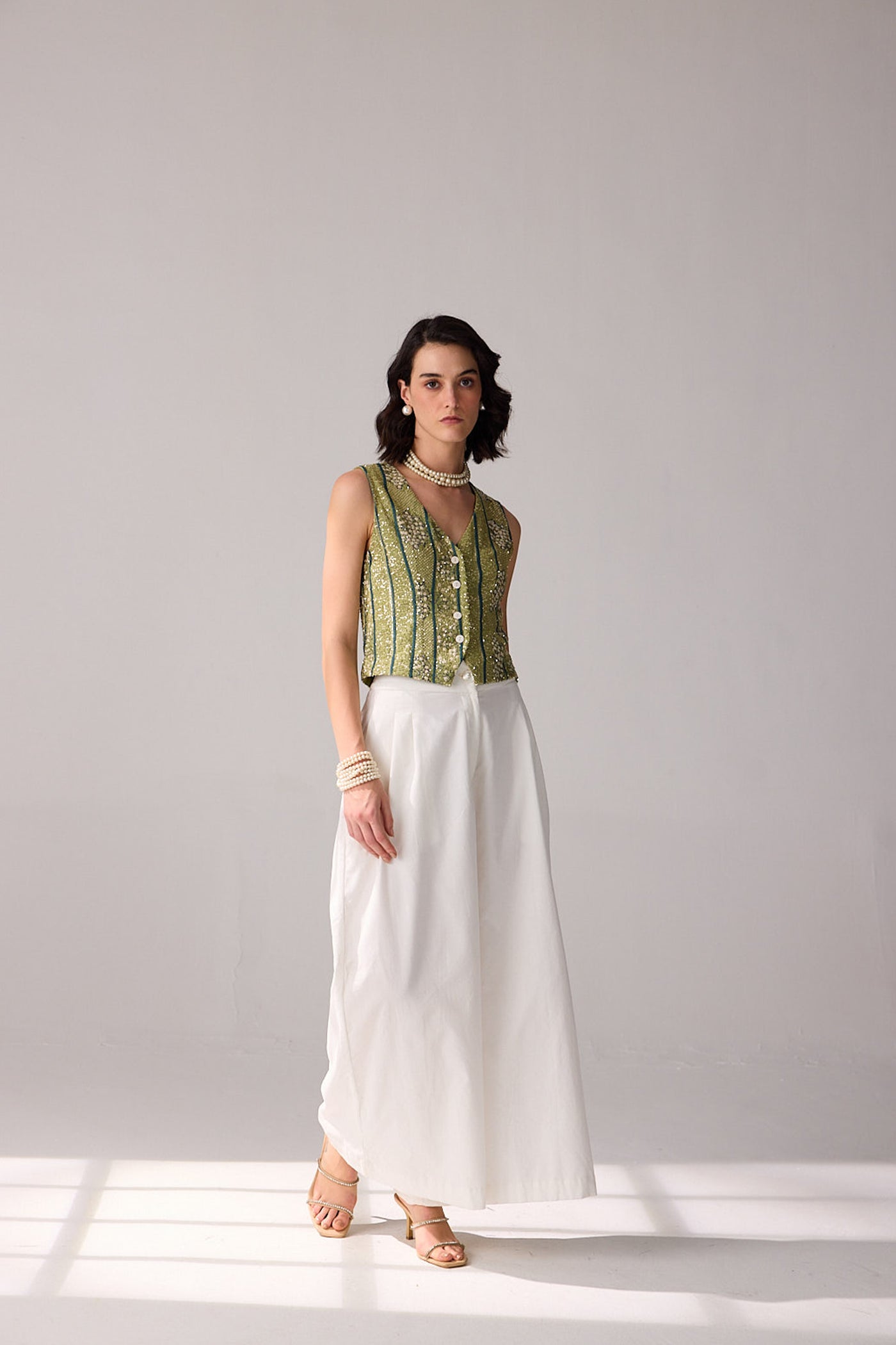 Verb Shivaya Vest indian designer wear online shopping melange singapore