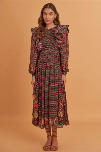 Verb Tiara Dress indian designer wear online shopping melange singapore