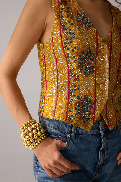 Verb Vamika vest indian designer wear online shopping melange singapore