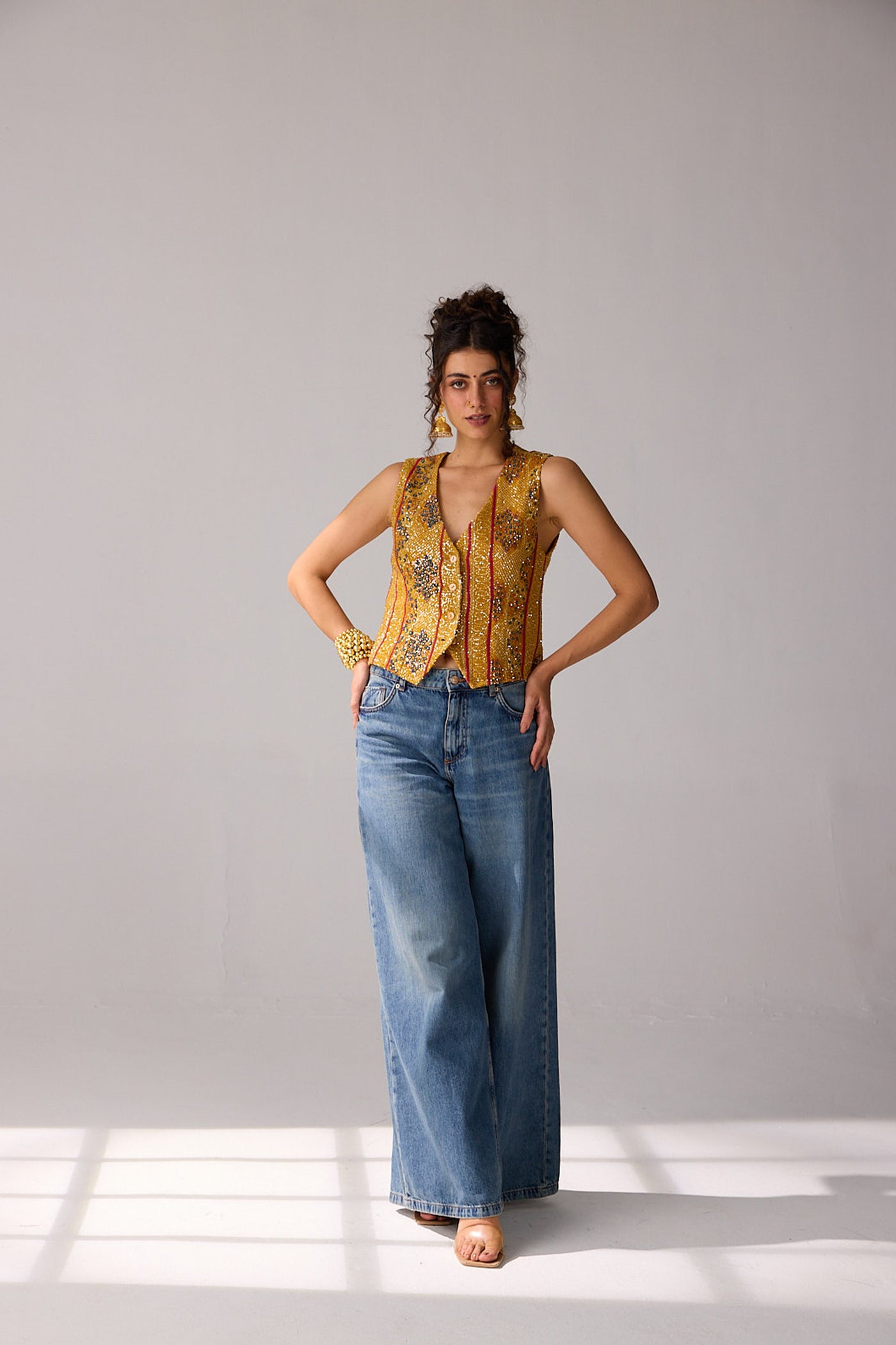 Verb Vamika vest indian designer wear online shopping melange singapore