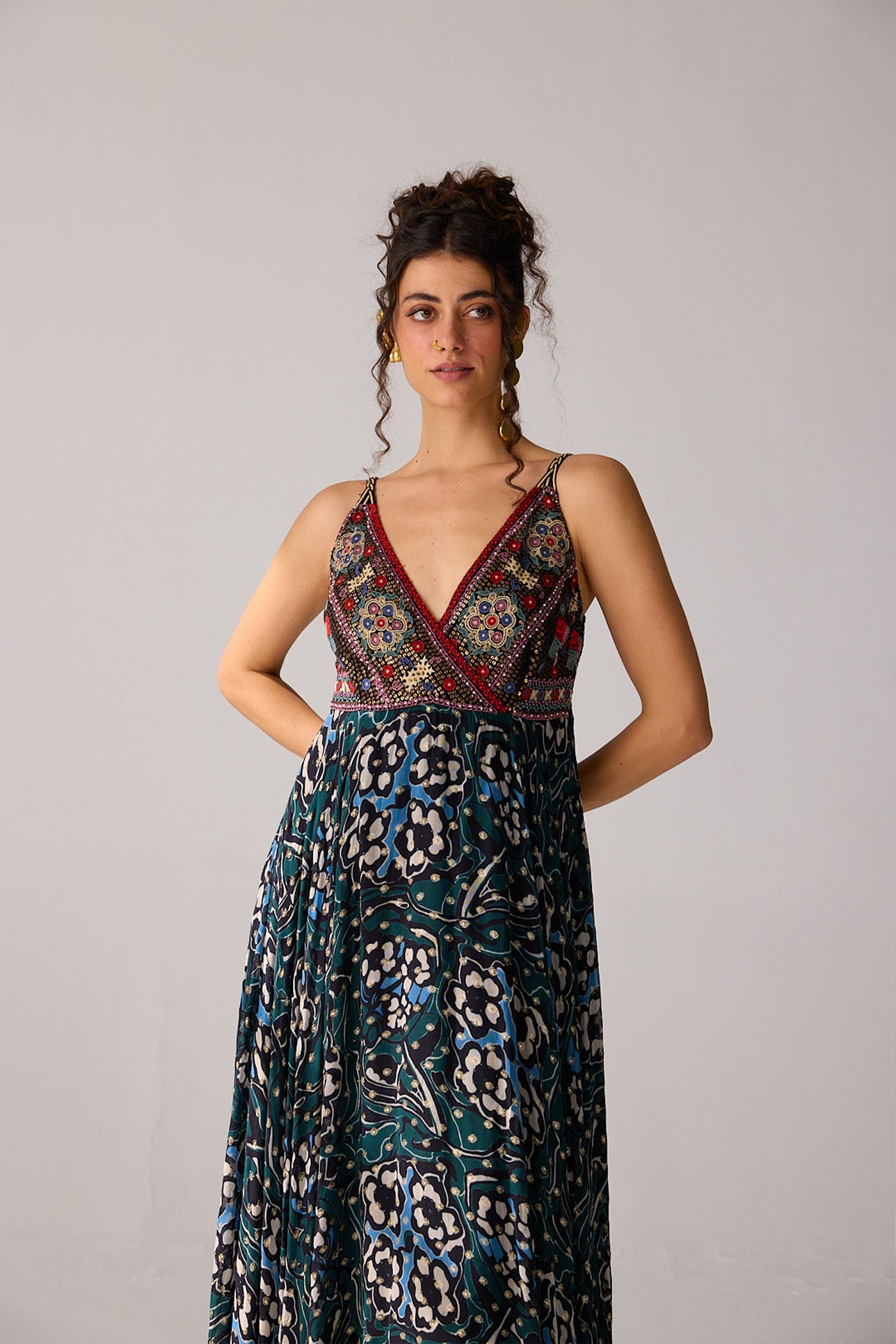 Verb Willow Dress indian designer wear online shopping melange singapore